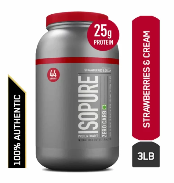 Isopure Zero Carb 100 Whey Protein Isolate Powder