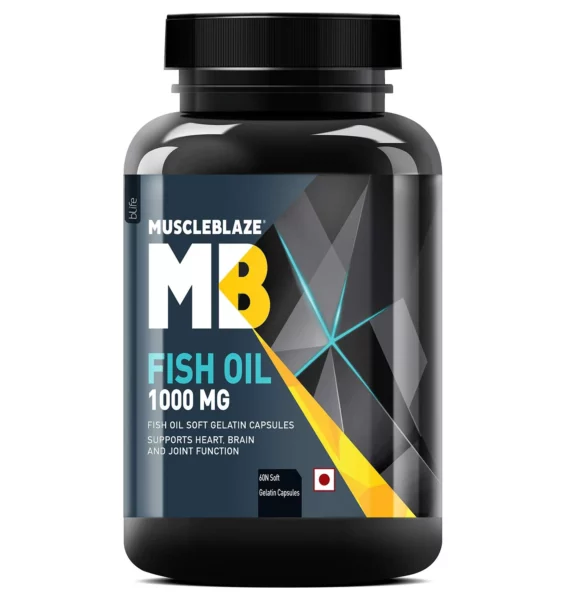 MuscleBlaze Fish Oil 1000mg